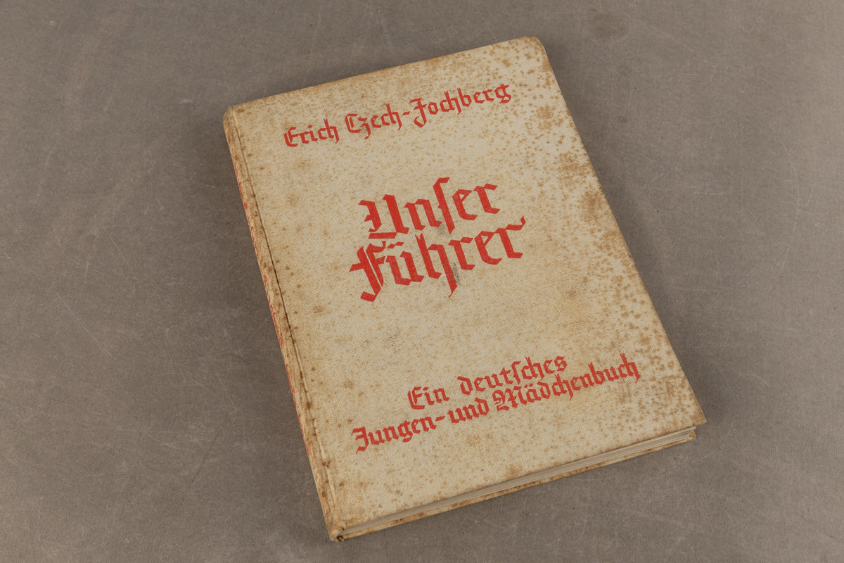 WW2 Tysk HJ Bog. "Unser Führer" Original.