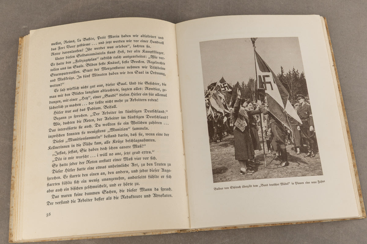 WW2 Tysk HJ Bog. "Unser Führer" Original.