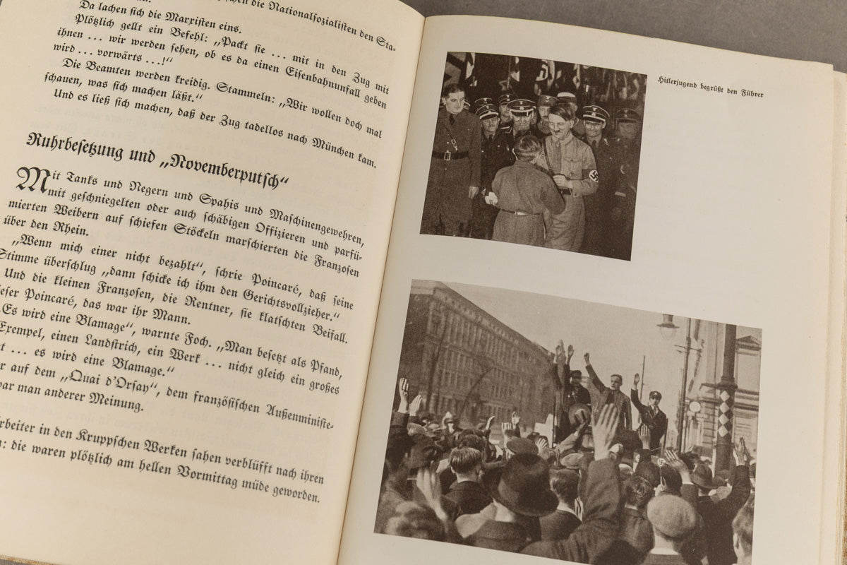 WW2 Tysk HJ Bog. "Unser Führer" Original.