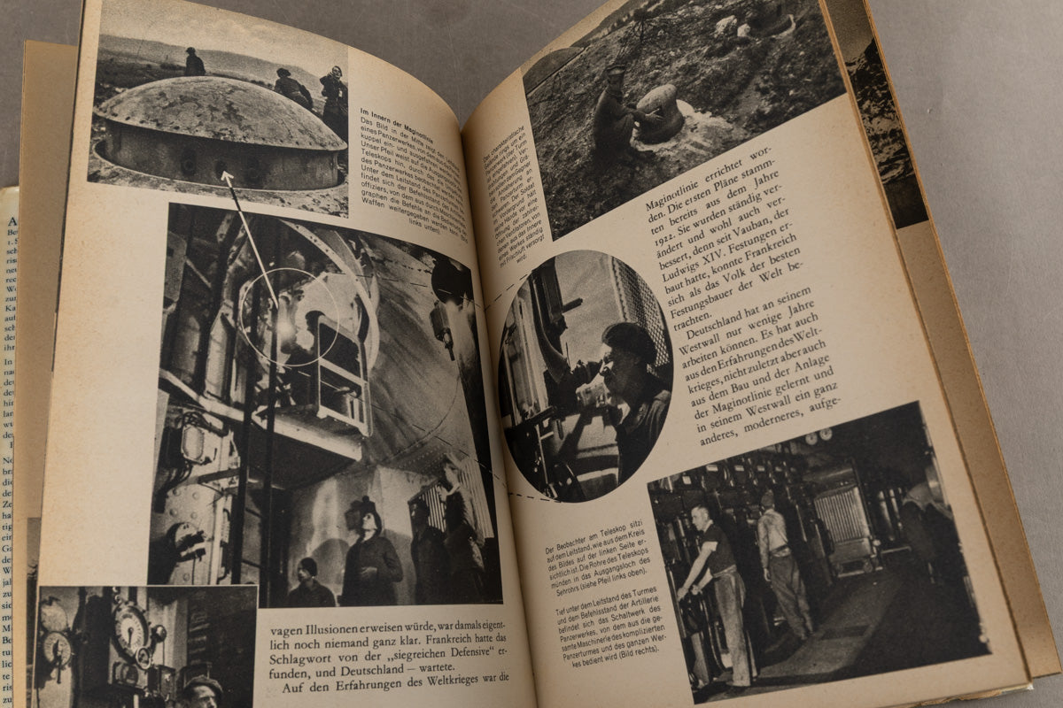 WW2 Tysk "Die Wehrmacht" Bog. Original.