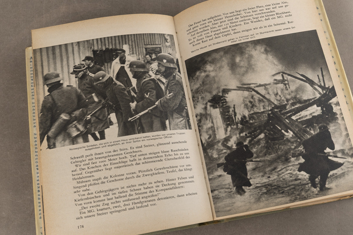 WW2 Tysk "Die Wehrmacht" Bog. Original.