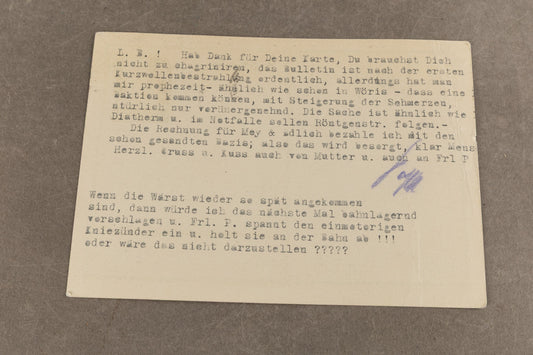 WW2 Tysk SA-Postkort. Original.