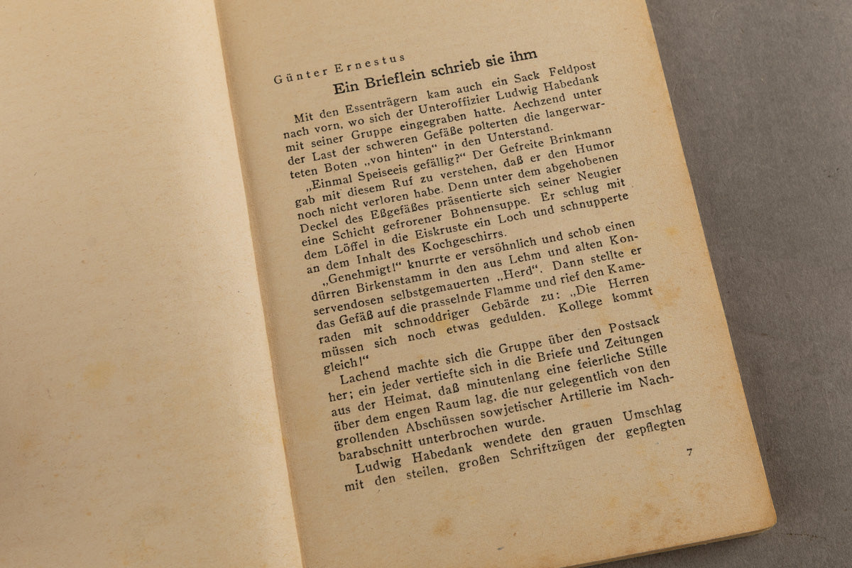 WW2 Tysk NSDAP Bog. "Zwischen Front und Heimat". Original.