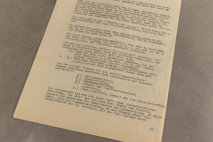 WW2 Tysk "Pz.Jgr. Sturmgeschütz" Uddannelses dokument. Original.