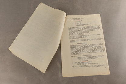 WW2 Tysk "Pz.Jgr. Sturmgeschütz" Uddannelses dokument. Original.