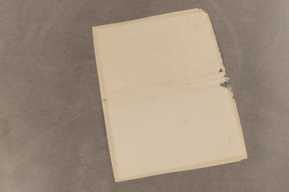 WW2 Tysk Stort "Dødskort" fra en Sanitäter. Original.
