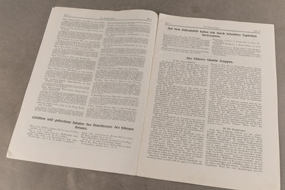 WW2 Tysk "Die Panzertruppe" Blad. Original.