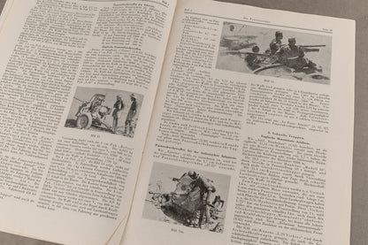 WW2 Tysk "Die Panzertruppe" Blad. Original.