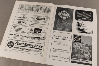 WW2 Tysk "Die Panzertruppe" Blad. Original.