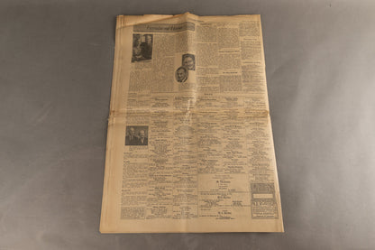 WW2 Dansk Avis med Frikorps Danmark Annonce. Original.