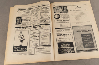 WW2 Tysk "Militär-Wochenblatt" Blad. Original.