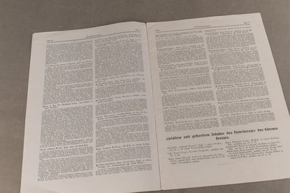 WW2 Tysk "Die Panzertruppe" Blad. Original.