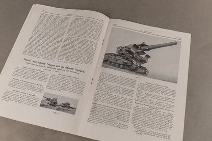 WW2 Tysk "Die Panzertruppe" Blad. Original.