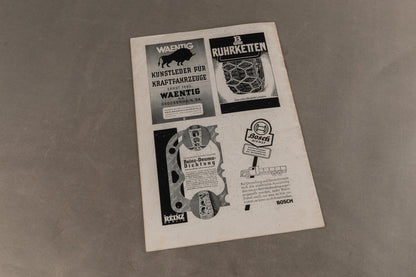 WW2 Tysk "Die Panzertruppe" Blad. Original.