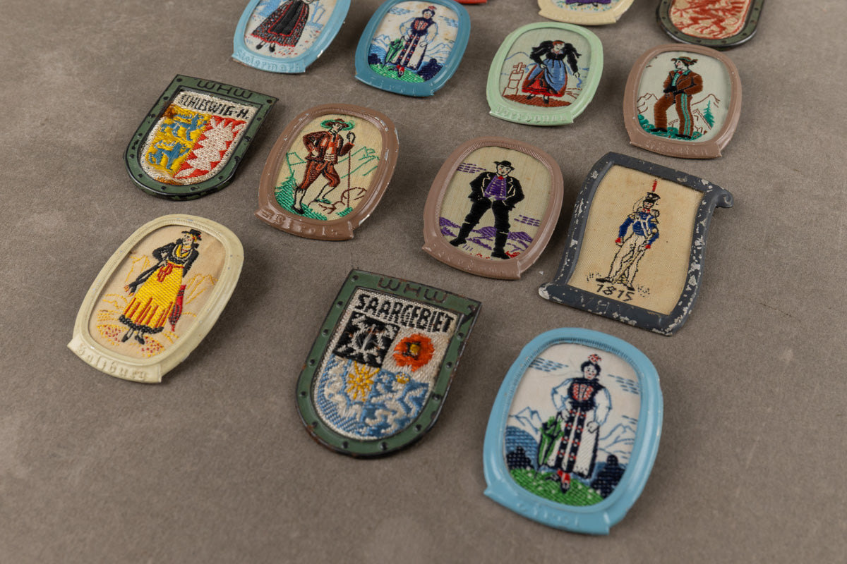 WW2 Tysk WHW Lot. 15 stk. Original.