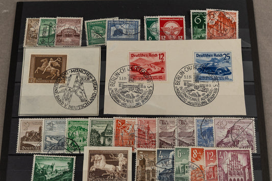 WW2 Tysk Frimærke Lot. Original.