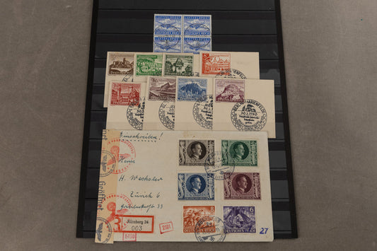 WW2 Tysk Frimærke / Feldpost Lot. Original.