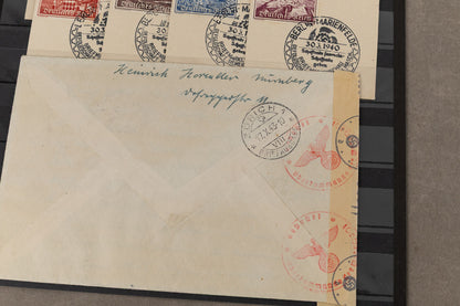 WW2 Tysk Frimærke / Feldpost Lot. Original.