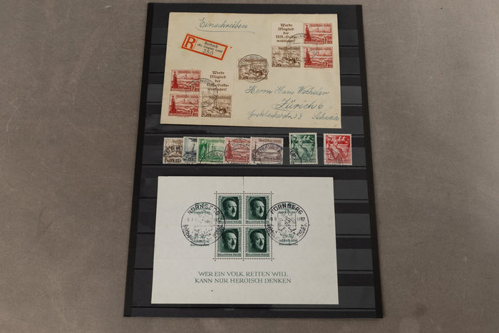 WW2 Tysk Frimærke / Feldpost Lot. Original.