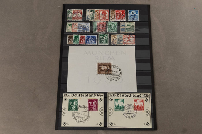 WW2 Tysk Frimærke Lot. Original.