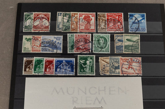 WW2 Tysk Frimærke Lot. Original.