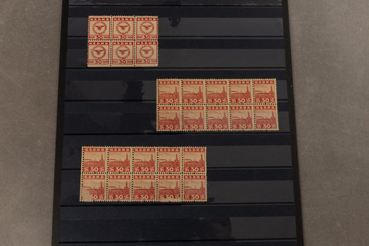 WW2 Tysk N.S.D.M.B. Frimærke Lot. Original.