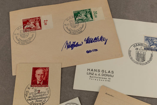 WW2 Tysk Frimærke / Feldpost Lot. Original.