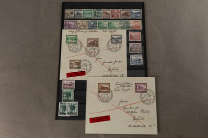 WW2 Tysk Frimærke / Feldpost Lot. Original.