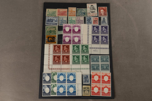 WW2 Tysk Frimærke Lot. Original.