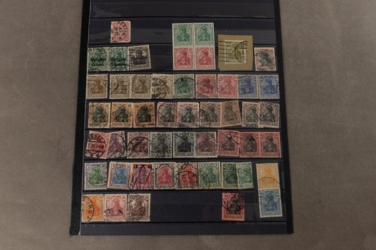 WW1/WW2 Tysk Frimærke Lot. Original.