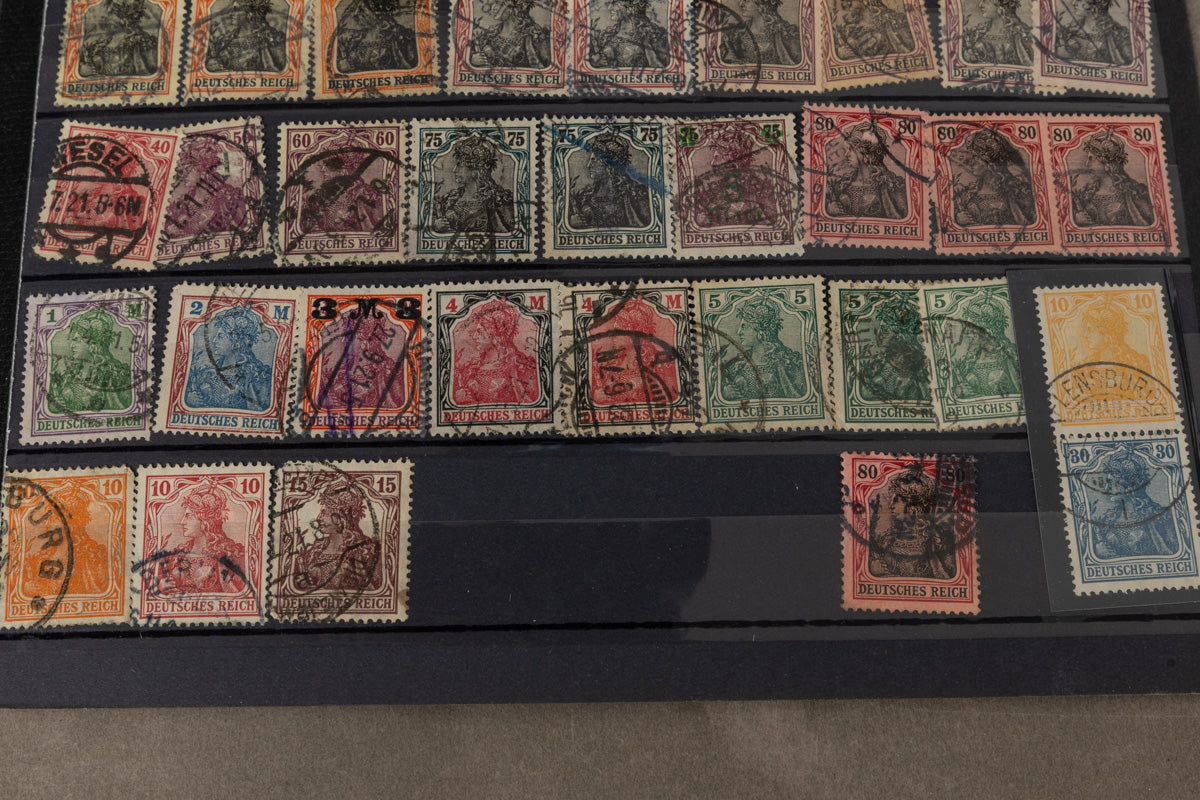 WW1/WW2 Tysk Frimærke Lot. Original.