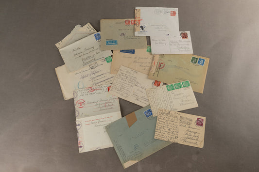 WW2 Tysk Stort Feltpost Lot. Original.