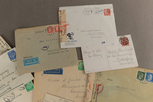 WW2 Tysk Stort Feltpost Lot. Original.