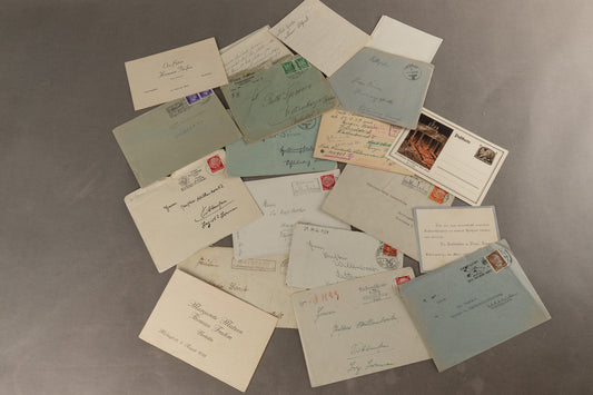 WW2 Tysk Stort Feltpost Lot. Original.