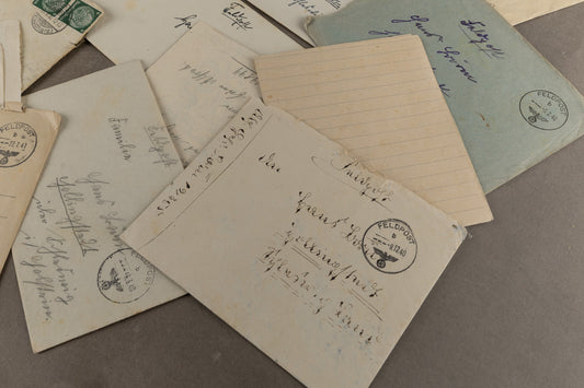 WW2 Tysk Stort Feltpost Lot. Original.