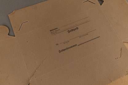 WW2 Tysk Ubrugt Feldpost Æske. Original.