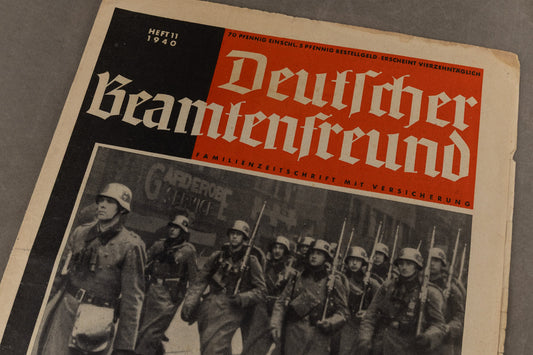 WW2 Tysk "Deutscher Beamtenfreund" Blad. Original.