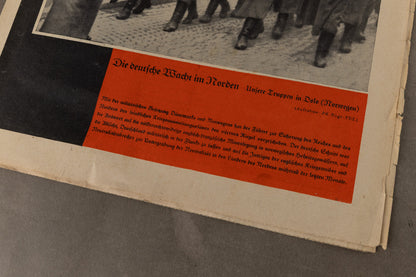 WW2 Tysk "Deutscher Beamtenfreund" Blad. Original.