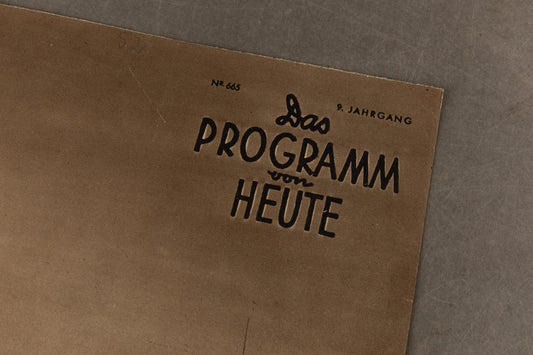 WW2 Tysk Film Pjece "Sieg im Westen". Original.