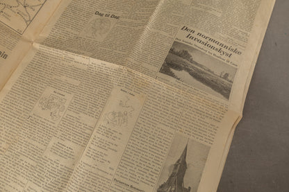 WW2 Dansk Politikken avis fra d. 06. juni 1944 på D-Day. Original.