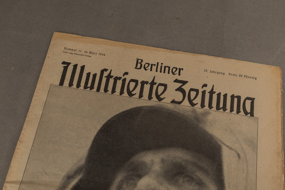 WW2 Tysk "Illustrierte Zeitung" Blad. Original.