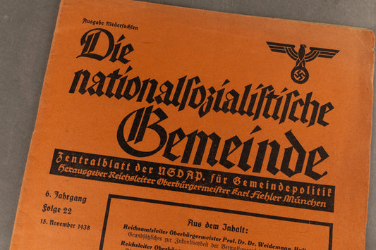 WW2 Tysk "Landwirtschaftliche Zeitung" Blad. Original.
