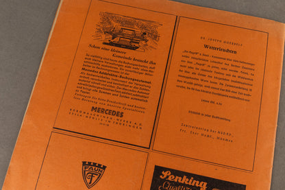 WW2 Tysk "Landwirtschaftliche Zeitung" Blad. Original.
