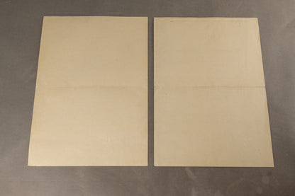 WW2 Tysk Lot af 2 forfremmelses urkunder. Fra samme mand. Original.