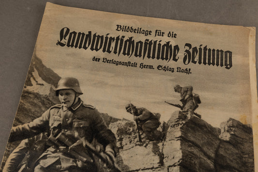 WW2 Tysk "Landwirtschaftliche Zeitung" Blad. Original.
