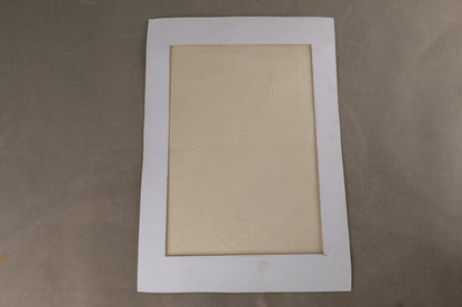 WW2 Tysk stor "Glückwusch-Urkunde" ved 50 års bryllupsdag fra AH. Sjælden. Original.